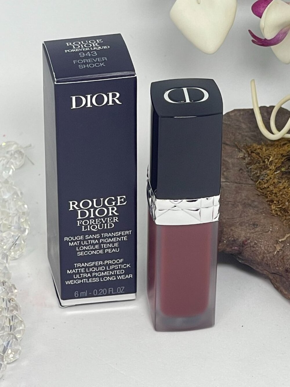 Dior Rouge Dior Forever Liquid Matte Liquid Lipstick - 943 Forever Shock - Boxed